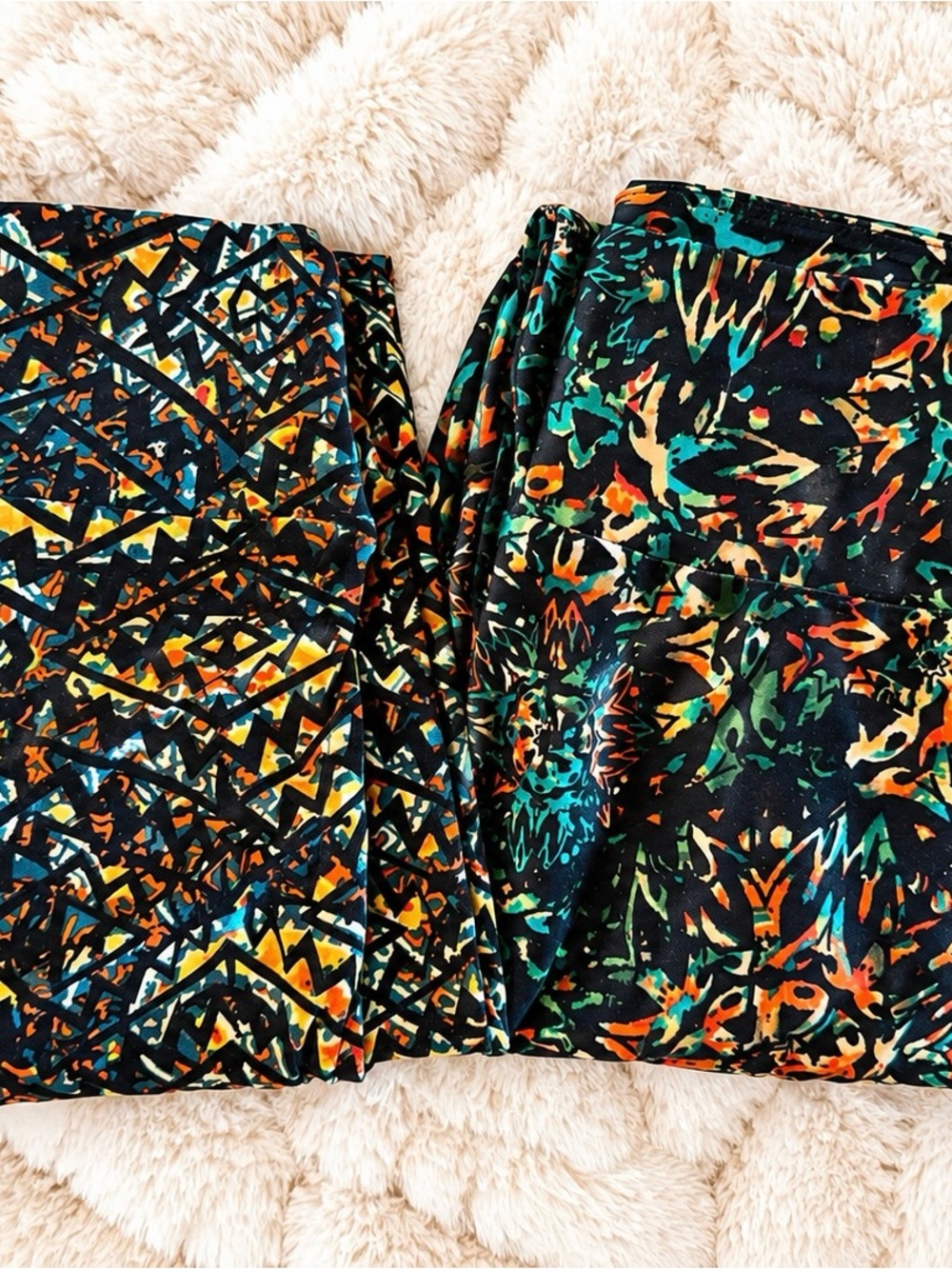 LuLaRoe Leggings OS – Colorful Mixed Print Bundle